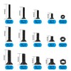 480 Pcs Screws Bolts and Nuts Assorted Set, Black Hex