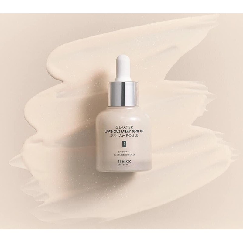 Feelxo Glacier Luminous Milky Tone Up Sun Ampoule SPF50+/PA+++ 30ML