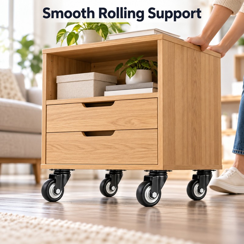 1.5 Inch Heavy Duty Caster Wheels Set of 4 –