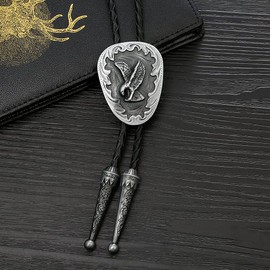HUABOLA CALYN Eagle Bolo Tie- Native American Western Cowboy Rodeo Bolo ties for Men