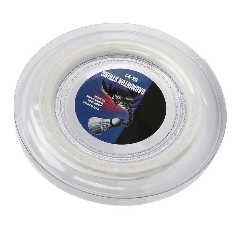 POWERTI Badminton Racquet String High Elasticity Wear Resistant Resin Fibre
