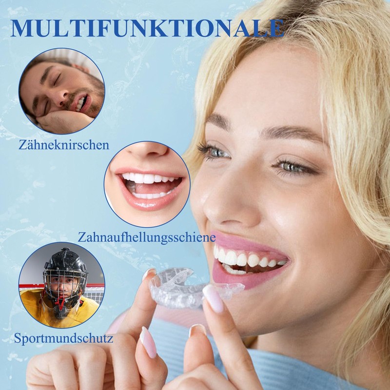 8 x Night Grinding Splint 2 Sizes Teeth Splint Crunching