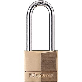 140DLH Master Lock Extra Long Shackle Solid Brass Padlocks