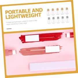 FOMIYES 10pcs Empty Lip Gloss Bottles Lip Balm Tubes Container Diy Gloss Tubes