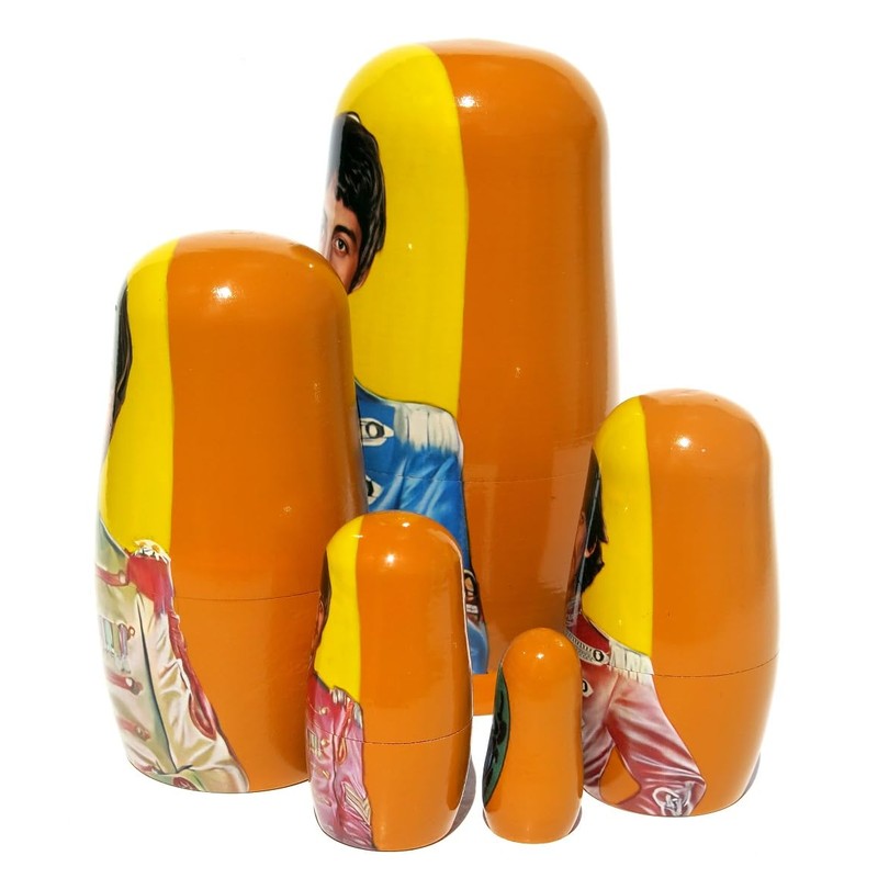KaleaBoutique Long Lasting Collectible Beatles 5 Piece Russian Style Nesting
