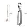 2pcs Stainless Steel Escargot Snail Tong and Snail Fork for