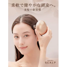 Zougankin Scalp, Lightweight 6.3 oz (180 g) x Japanese Manufacturer, Salon Grade EMS Scalp Treatment, Lift Care, Electric Scalp Brush, Equipped with LED, IPX7 Completely Waterproof, Scalp Care, Gift