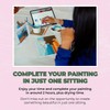 Painting4Real DIY Painting Class Kit for Adults with Video Tutorials: