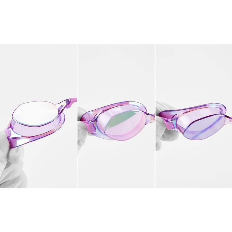 SWAVE Swipe SWIPE Mirrored Lens Swimming Goggles for Men Women
