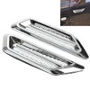 TuTuYa Car Side Mesh Vent, Universal Car Air Flow Chrome