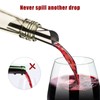Wine Pourer Disc,Silver Wine Pourer and Stopper Discs Aluminum Foil