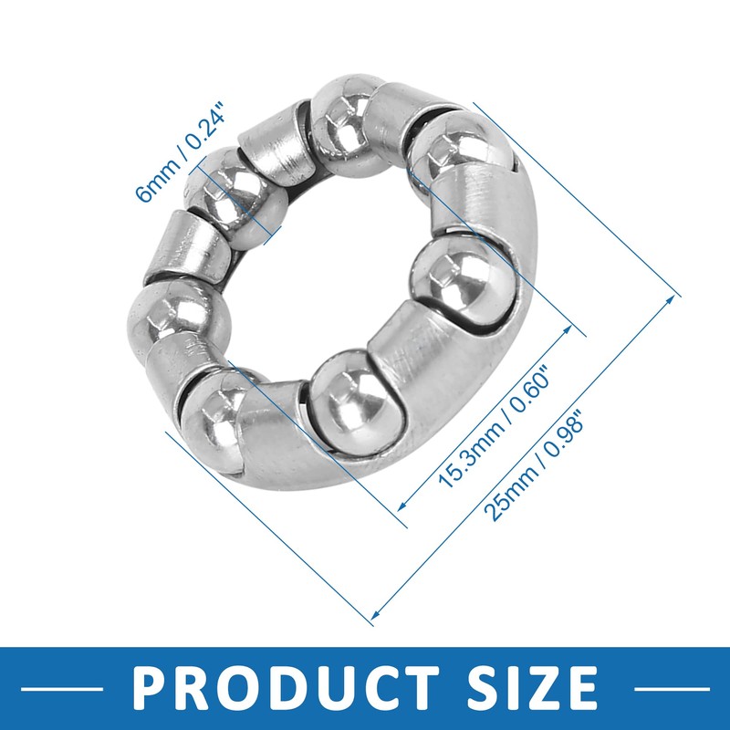 A ABSOPRO Bike Bicycle 25mm Crank Bearings Wheel Bearing Retainer