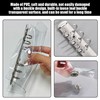 2 Piece Binders and 5 Piece Binders, Clear PVC Binders,