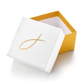 fish Girls' Neck Gold Chain 333 Gold Pendant Protective Angel Length Adjustable Jewellery Case Baby Gift, Gold