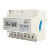 Electric 3 Phase 4 Wire Energy Meter Guide Rail LCD