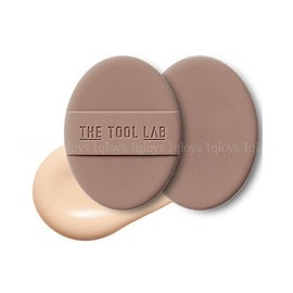 The Toolab 더툴랩 쫀쫀밀착 롱래스팅 텐션 퍼프 Regular 촉촉 모카 2개 The Toolab Snug Fitting Long Lasting Tension Puff Regular Moist Mocha 2ea