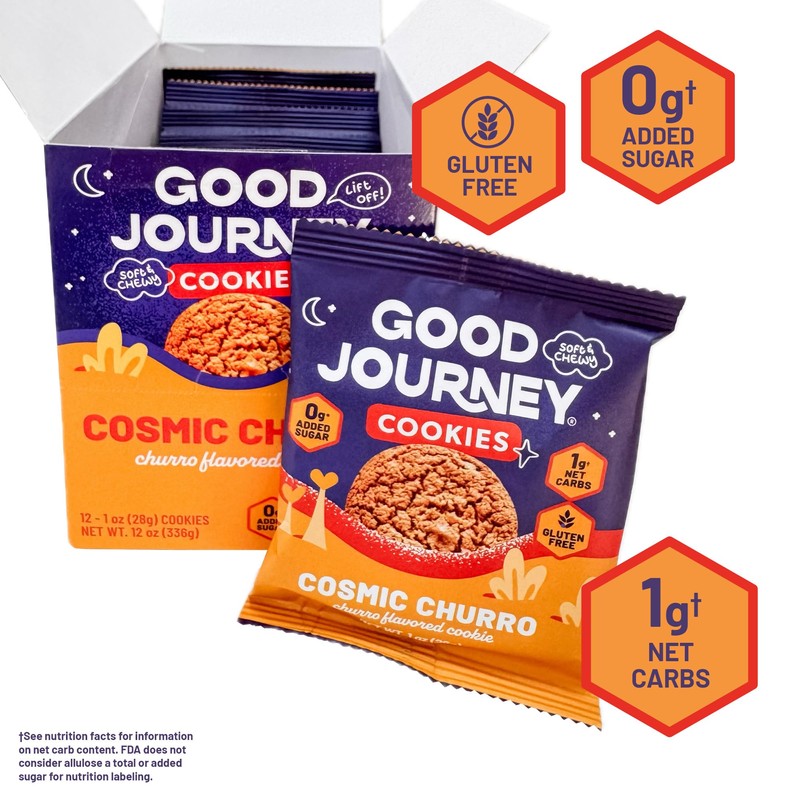 Good Journey Soft Churro Cookies - 12 cookies | low