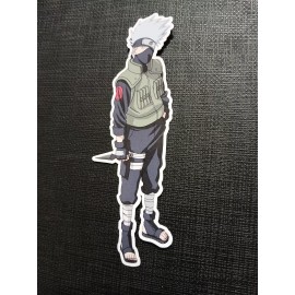 Naruto Kakashi Hatake Glossy Sticker Anime Waterproof!