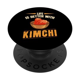 Kimchi Korean Funny Vegetable Food Recipe PopSockets Swappable PopGrip