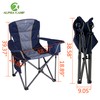 ALPHA CAMP Oversized Camping Folding Chair Heavy Duty with Cooler