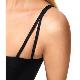 Eleady Black Bodysuit Women - Compression Bodysuit Shapewear Bodysuits for Women Sleeveless - XX-Large