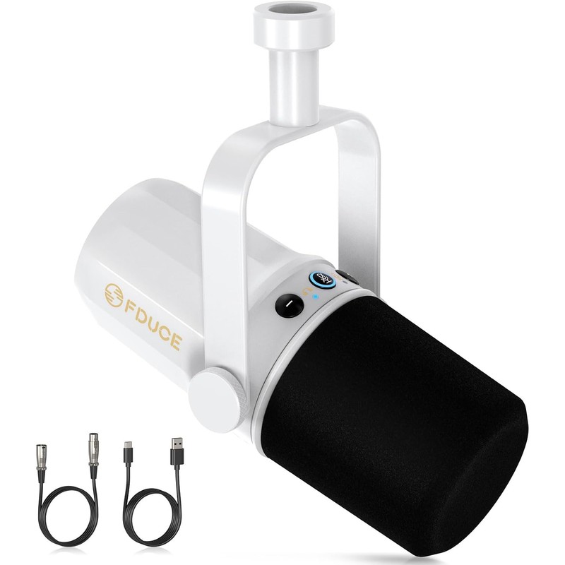 FDUCE SL40 Vocal Dynamic Podcast Microphone for Gaming, Live Streaming