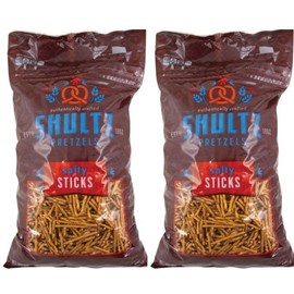 2 pack of Shultz Pretzels Salty Stix 3lb Bag