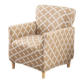 Eco-Ancheng Chair Covers Banquet Armchair Slipcovers 1-Piece Accent Chair Covers with Arms Stretch Chair Slipcovers Club Chair Slipcover Sofa Covers Armchair Furniture Protector for Living Room,23