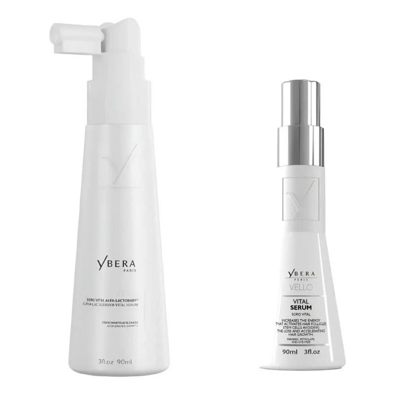 Suero Vital Vello Ybera Paris Crecimiento Capilar 90ml