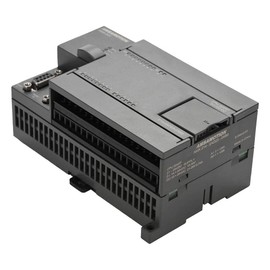 Walfront Programmable logic controller DC 24V SPS S7-200 CPU224XP industrial control card Grey