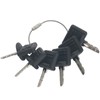 GAOHOU 6Pcs Forklift Ignition Keys Crown Ignition Key for Part