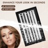 CoFier Pre Glued Wispy Lash Clusters Kit – 100 Pcs