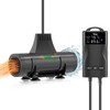 hygger 2-in-1 Aquarium Heater with Water Circulation,Submersible Heating Wave Pump