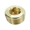 CDQBWKJGFJ 2 Pcs Brass Hex Counter Sunk Plug 1" NPT
