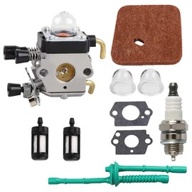 DUOJIN Carburettor Kit for Stihl FS38 FS45 FS46 FS45C FS46C FS55C FS55 FS55R FS55RC FS74 FS75 FS80 FS85 KM55 HL45 KM55R, Replacement Kit for Brush Cutter Lawn Mower Carburetor C1Q-S97