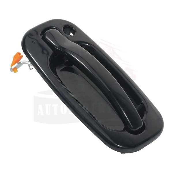 autosuperstar Exterior Smooth Black Front Left Driver Door Handle For