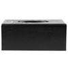 Black Wooden Tissue Box Napkin Case Elegant Style Tissue Holder