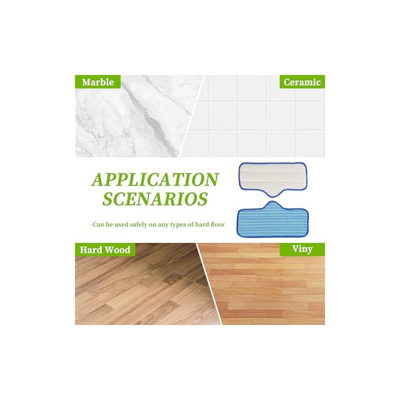 Reusable Microfiber Steam Mop Pads for Effective Cleaning