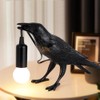 Shandaglo Crow Lamp Raven Table Lamp with Bulb, Crow Light