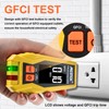MESTEK GFCI Outlet Tester, Electrical Receptacle Tester with LCD Color