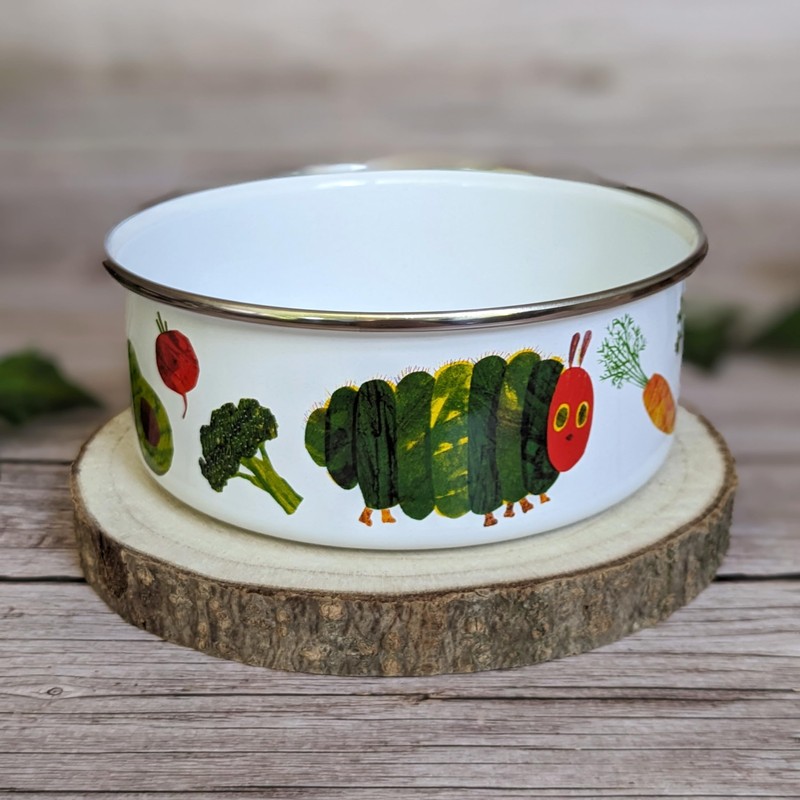 Robert Frederick Very Hungry Caterpillar Enamel Bowl