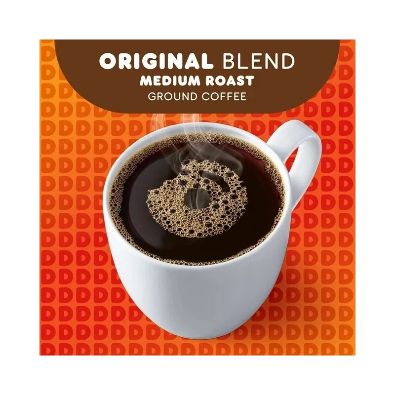 Dunkin' Original Blend Medium Roast Ground Coffee 30 oz Canister