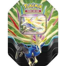 Pokémon TCG: Azure Legends Tin – Xerneas ex (4 Booster Packs & 1 Foil Promo Card)