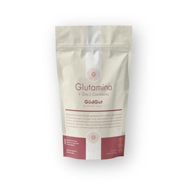GUDGUT - Glutamina  Zinc carnosina - Favorece la Salud Digestiva y Acelera la Recuperación Muscular - Fórmula Vegana, Sin Gluten y Sin Azúcares...    