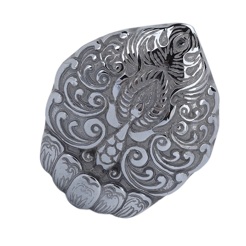 Natural Terahertz Pendant Peacock Pattern Carved Energy Stone Hanging Ornament
