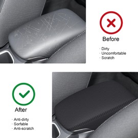 faccaibbg Armrest Cover for Nissan Sentra 2013-2019 Well-Make Durable Middle Console Cover Armrest Box Protective Cover for 2013 2014 2015 2016 2017 2018 2019 Nissan Sentra Accessories(Black).