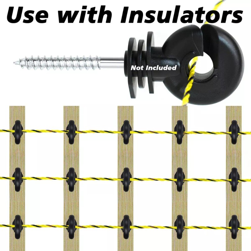 BESTEEL Alambre Polietileno Cerca Eléctrica 500 Metros
