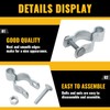 VIVIDA 1-3/8" Chain Link Female Gate Hinge, Metal Gate Hinge