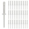 Coufce 50PCS 3/16" x 1" Tri Grip Rivets Aluminum Trifold