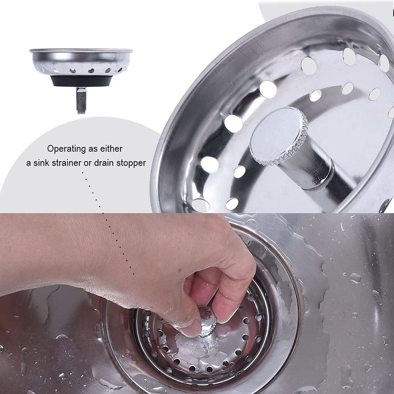 VARNAHOME Kitchen Drop-in Post Basket Strainer Replacement for US Standard